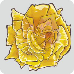 rose2-with-outline-yellow