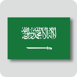 サウジアラビアの国旗（ノーマルバージョン）