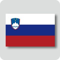 スロベニアの国旗（ノーマルバージョン）