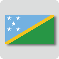 ソロモン諸島の国旗（カワイイバージョン）