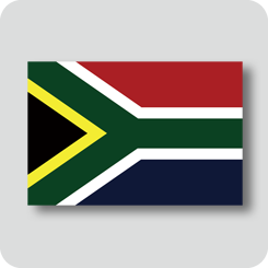 南アフリカの国旗（ノーマルバージョン）