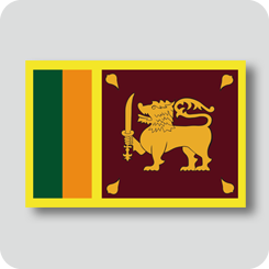 スリランカの国旗（ノーマルバージョン）