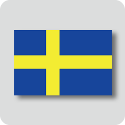 スウェーデンの国旗（ノーマルバージョン）