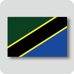 タンザニアの国旗（ノーマルバージョン）