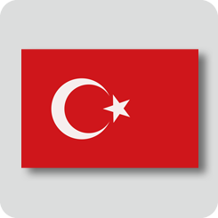 トルコの国旗（ノーマルバージョン）