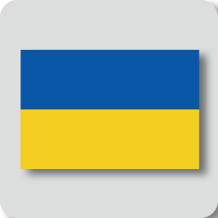 ウクライナの国旗（ノーマルバージョン）