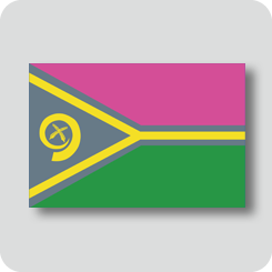 バヌアツの国旗（カワイイバージョン）