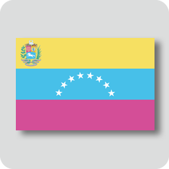 ベネズエラの国旗（カワイイバージョン）